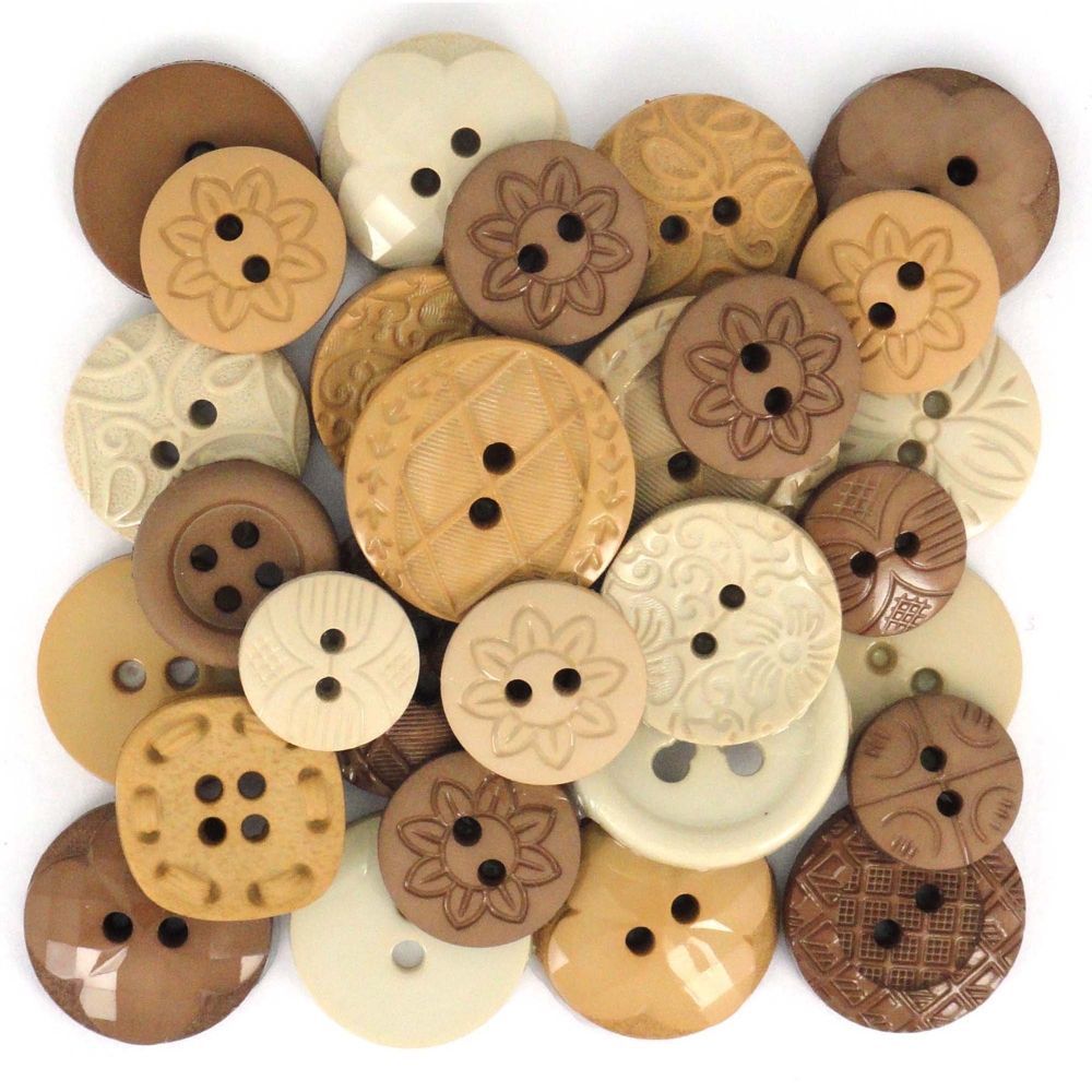 Dress It Up Buttons Color Me Natural