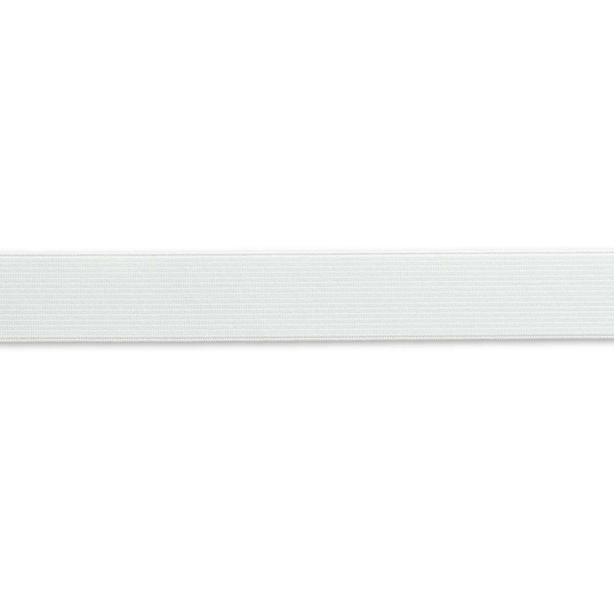 Prym Consumer Europe GmbH-Elastic-Band weich 25 mm weiß, 1m_365-955371_