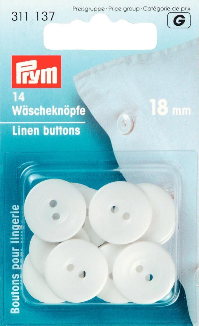 Prym Consumer Europe GmbH-Wäscheknöpfe Melaminharz 28"  ***_365-311137_
