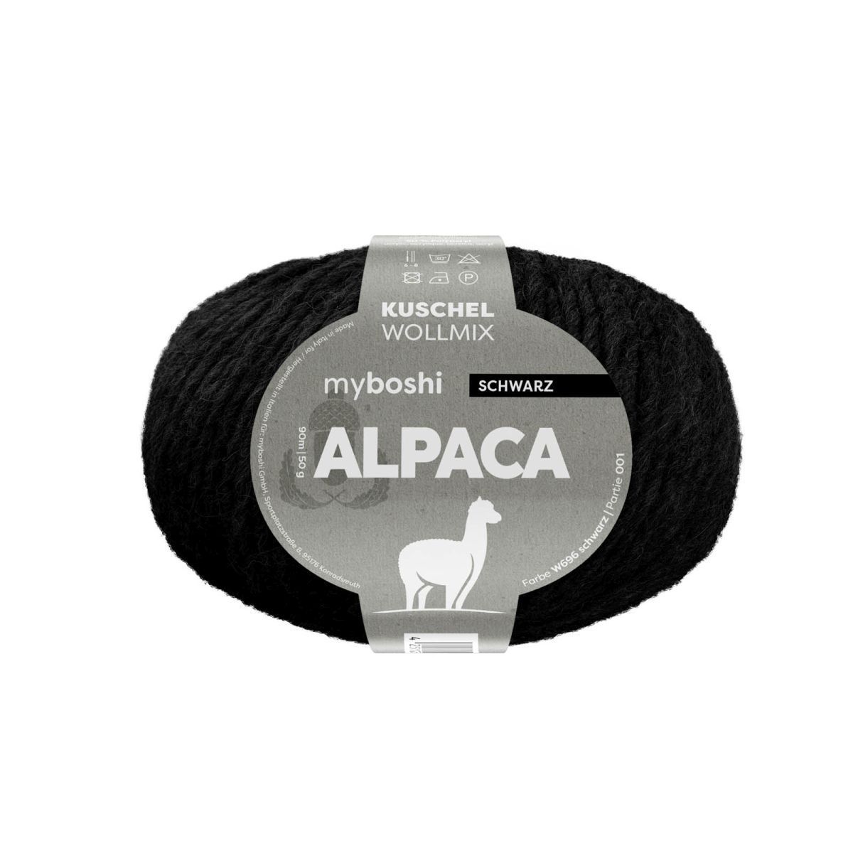 myboshi Alpaca, 50g/90m schwarz