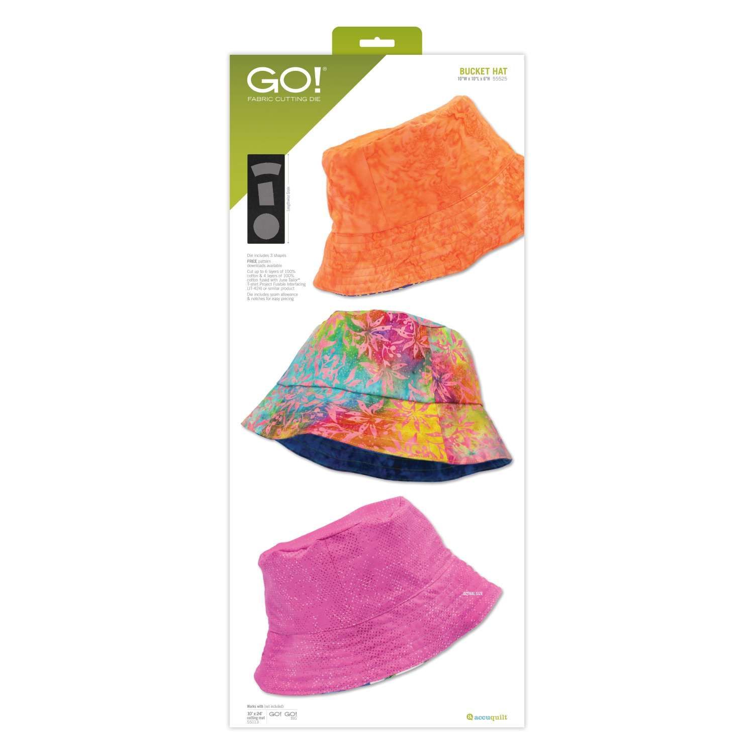 Accuquilt-Accuquilt Stanzform GO! Bucket Hat_28-55525_