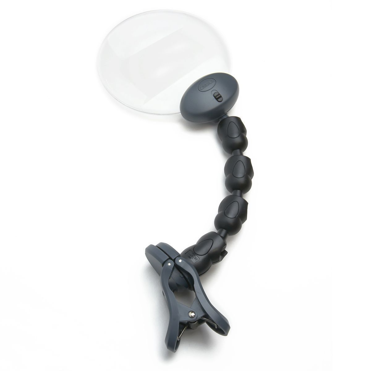 Lighted Attach-A-Mag, clamp-on base LED lighted, including batteries Lighted Attach-A-Mag, clamp-on base LED lighted, including batteries