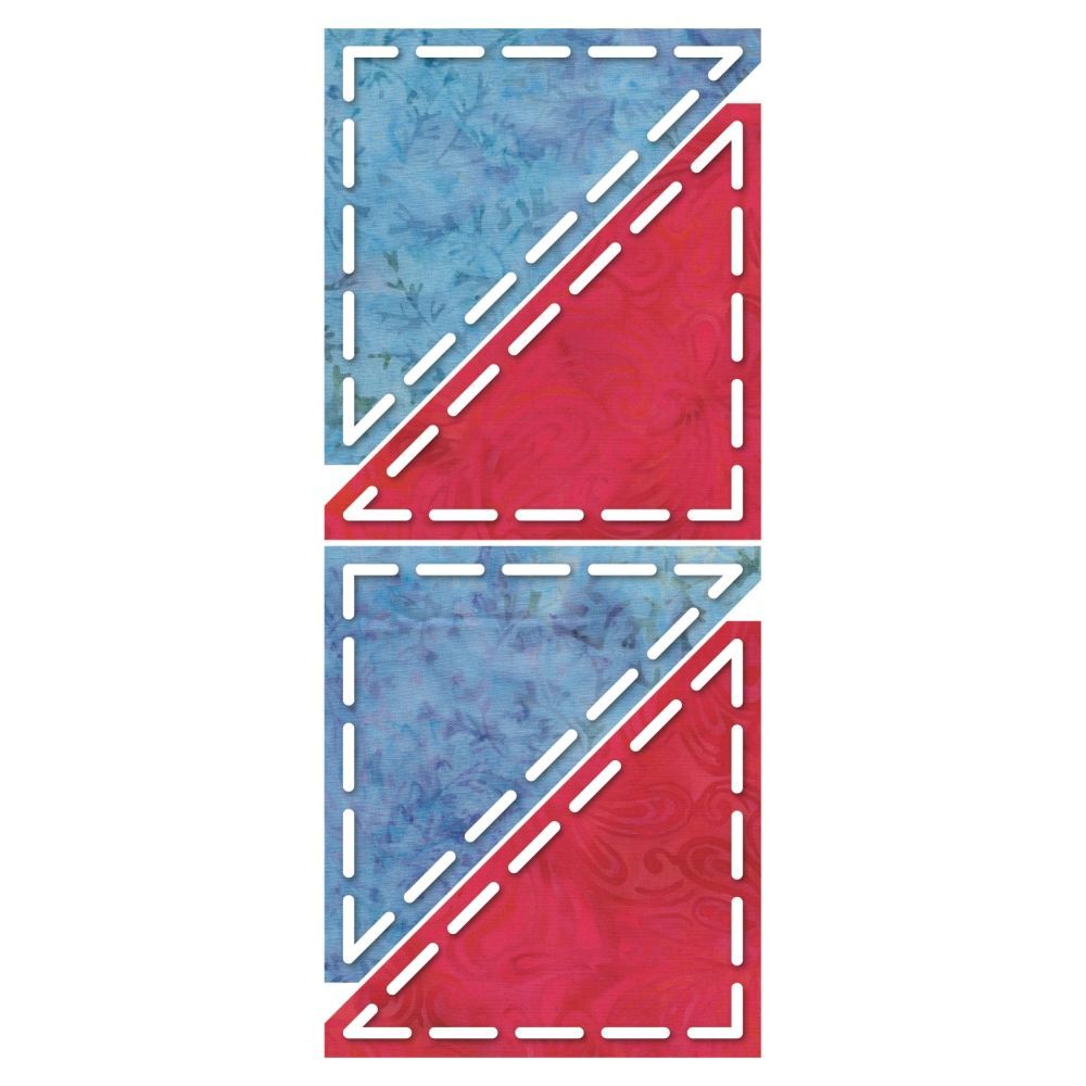Accuquilt-Accuquilt Stanzform Half Square 4 inch_28-55031_