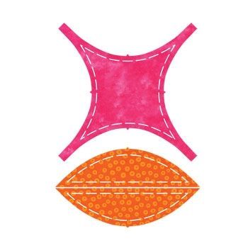 Accuquilt Stanzform Rob Peter to Pay Paul (enthält 2 Stanzformen!)