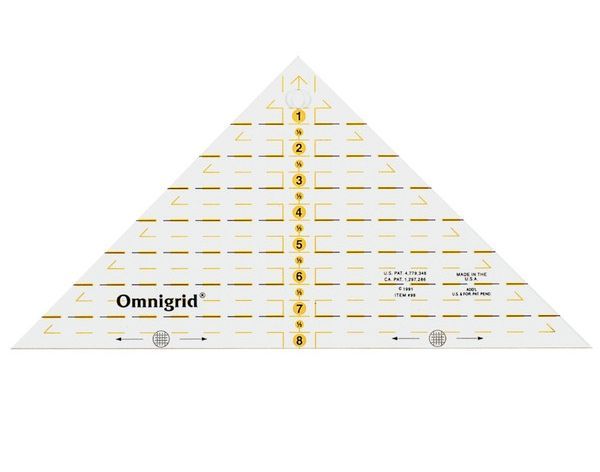 Flottes Dreieck 1/4 Quadrat inch inch-Raster VE3