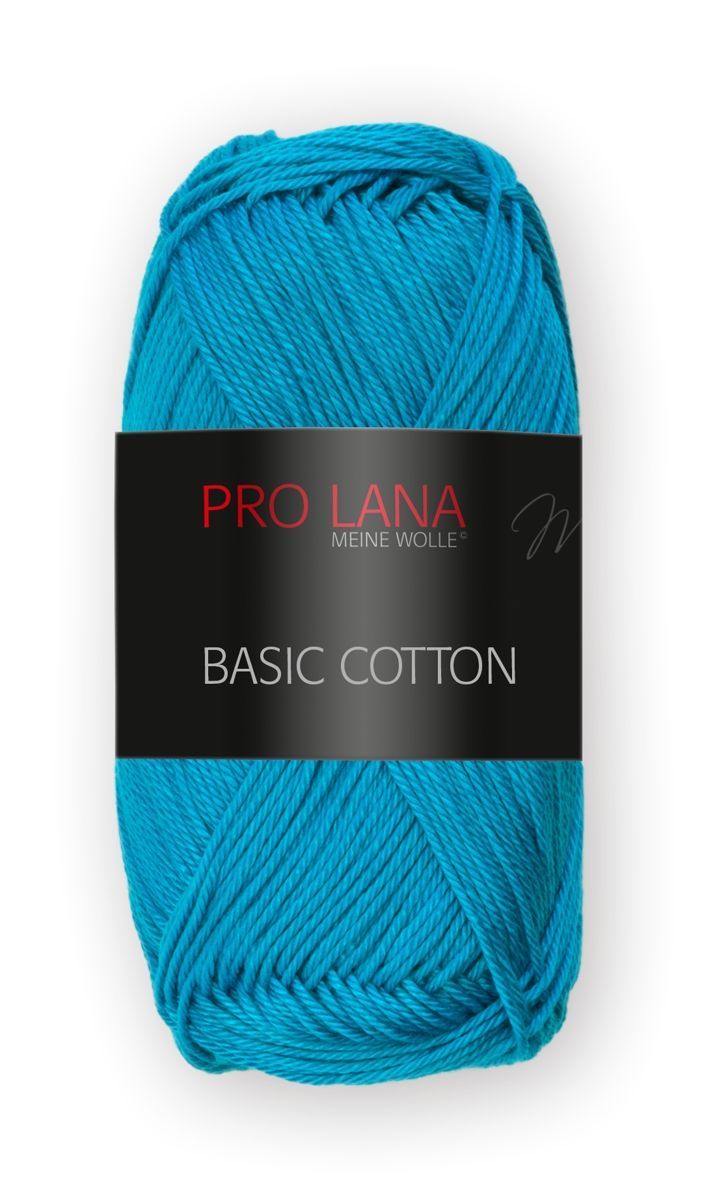 PRO LANA Basic Cotton, 100% Cotton 125m / 50g, needle strength 3 - 3,5mm  PRO LANA Basic Cotton, 100% Cotton 125m / 50g, needle strength 3 - 3,5mm