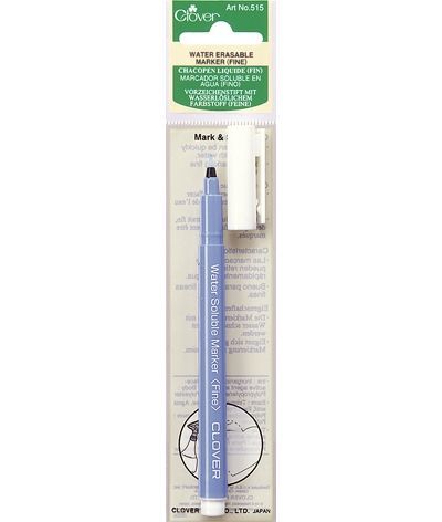 Clover MFG Co.Ltd.-Vorzeichenstift wasserlös. blau,fein/VE3_24-515_