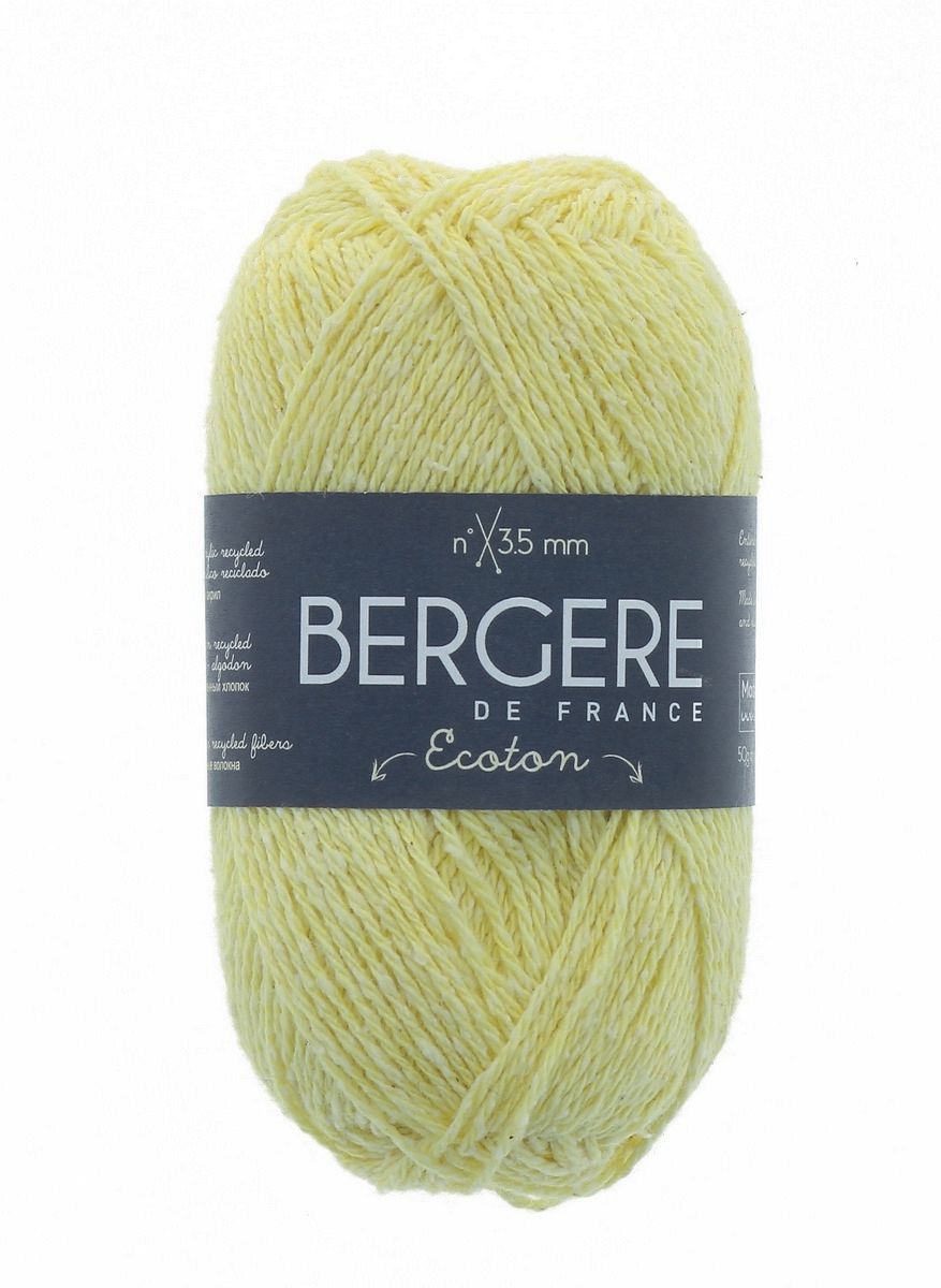 Bergere Ecoton 100% recycelte Fasern, Fb. Pailles 48% Baumwolle, 48% Polyacryl, 4% Div. Fasern