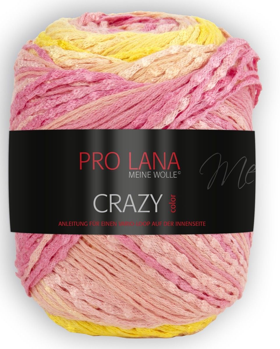 PRO LANA Crazy color, 66% Viskose, *** 34% Baumwolle  280m / 150g, Fb. 81