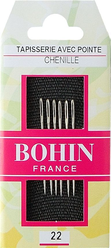 BOHIN France-Bohin Sticknadeln mit Spitze (Chenillenadeln)_61-009_