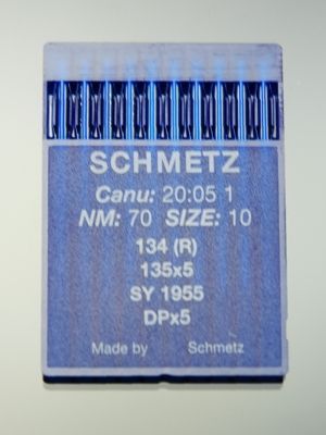 Sewing Machine Needle Schmetz 134R/70, 10pcs