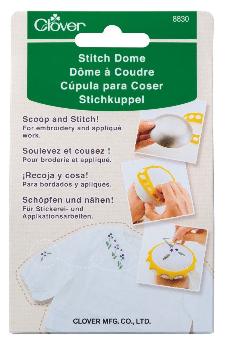 Clover MFG Co.Ltd.-Stichkuppel mit separatem Gummirahmen_24-8830_
