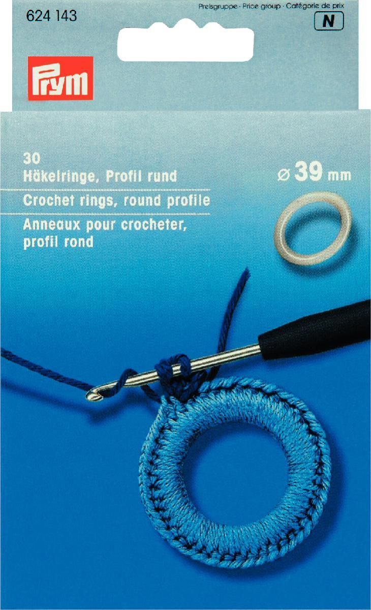 Prym Consumer Europe GmbH-Häkelringe rund KST 39 mm weiß_365-624143_