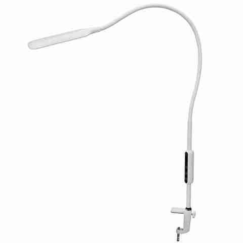 Lumina Table Lamp white with Clamp and Remote Control