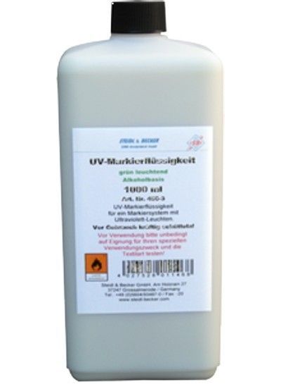 Fluorescent-Fluid alcohol based blue, 1000ml Fluorescent-Fluid alcohol based blue, 1000ml