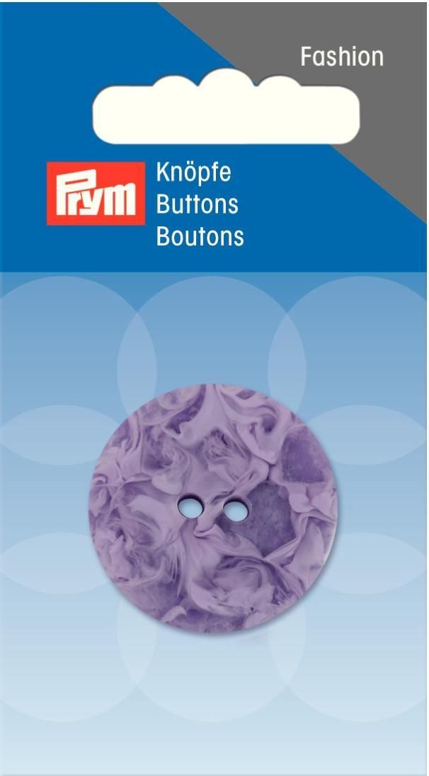 Prym Consumer Europe GmbH-Knopf 2-Loch Jacke/Mantel 30 mm flieder***_365-318141_