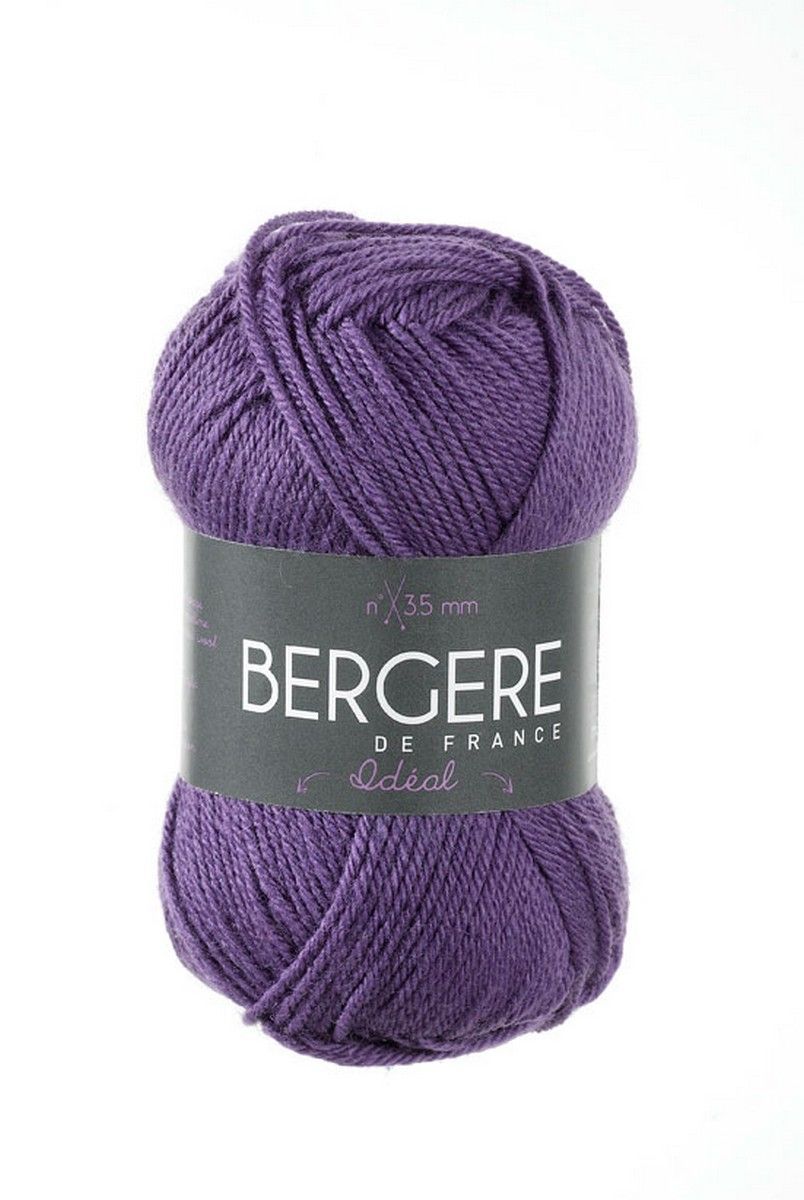 Bergere Ideal 40% combed Wool, 30% Polyacrylic 30% Polyamide, 125m/50g, col. Purple