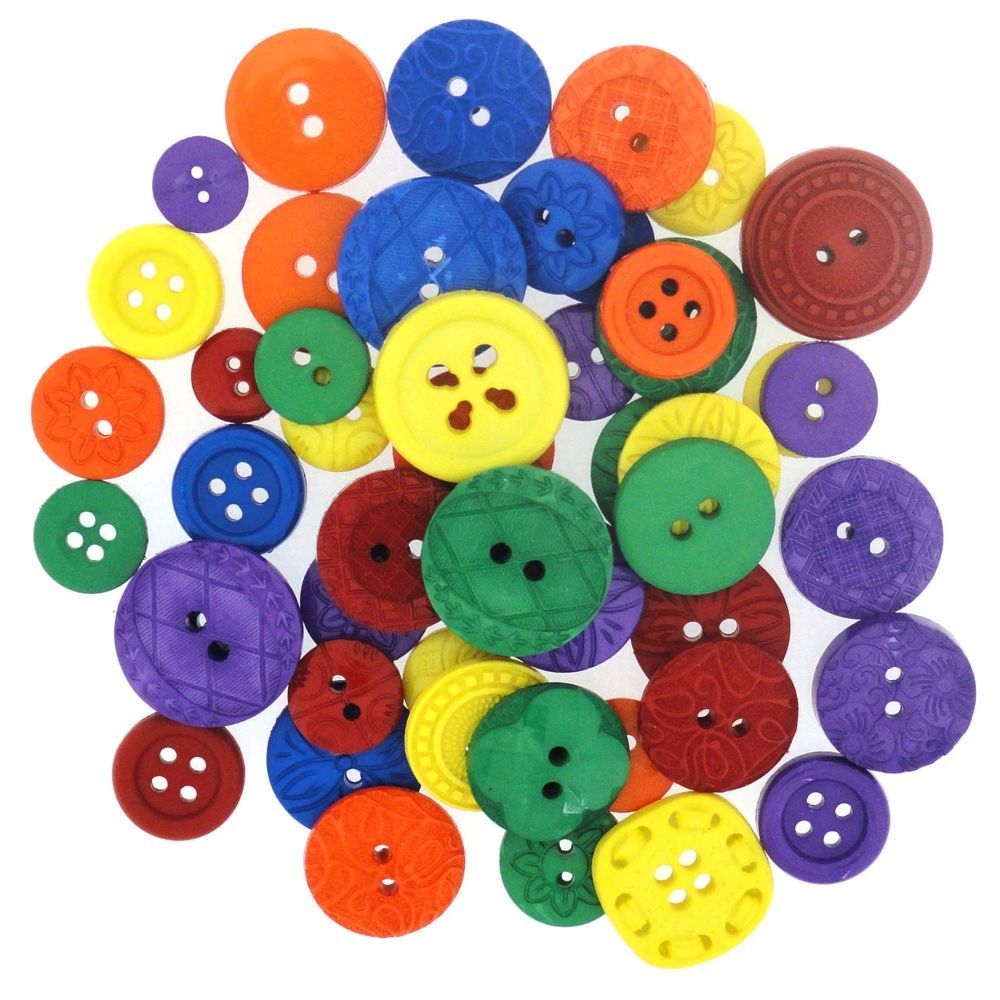 Dress It Up Buttons Color Me Primary