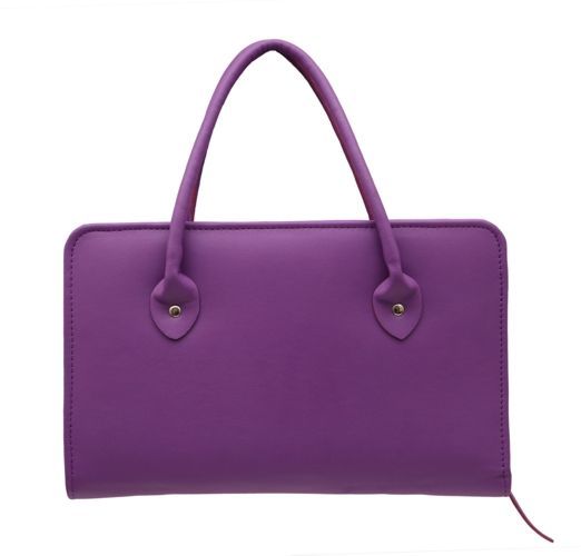 KnitPro Faux Leather Bag purple