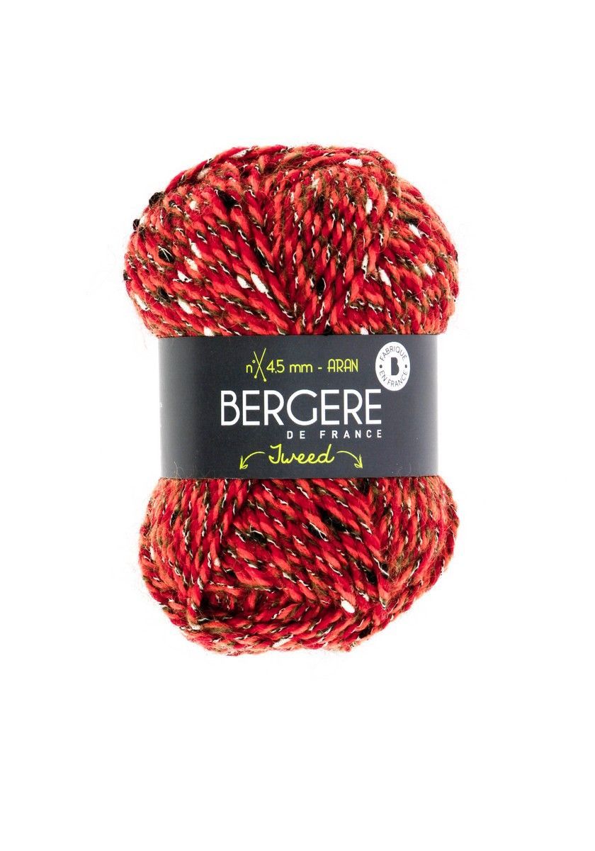 Bergere Tweed 53% Polyacrylic , 30% Wool, 