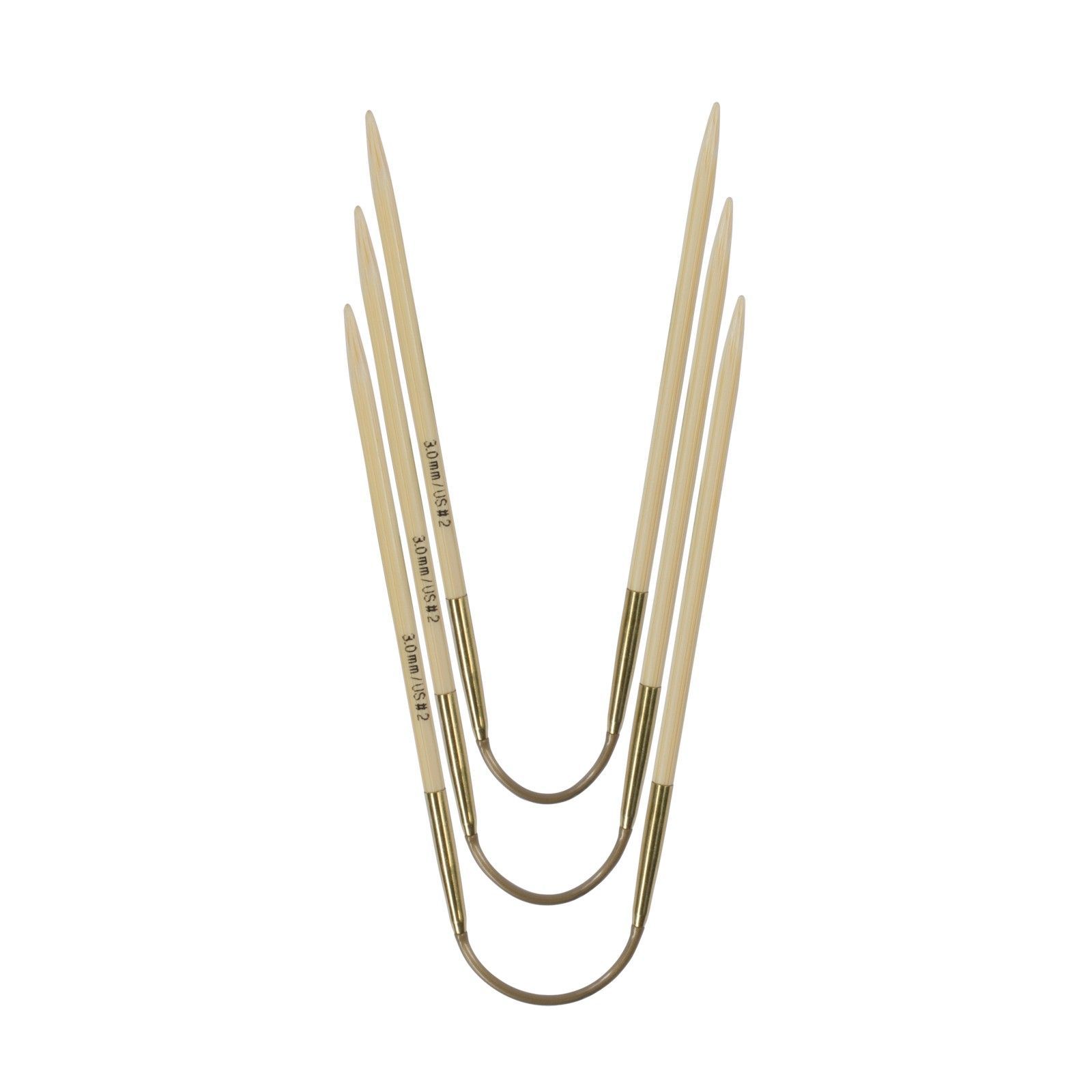 addi CraSy Trio Bamboo long, set of 3 needles 30cm, 4,00mm addi CraSy Trio Bamboo long, set of 3 needles 30cm, 4,00mm