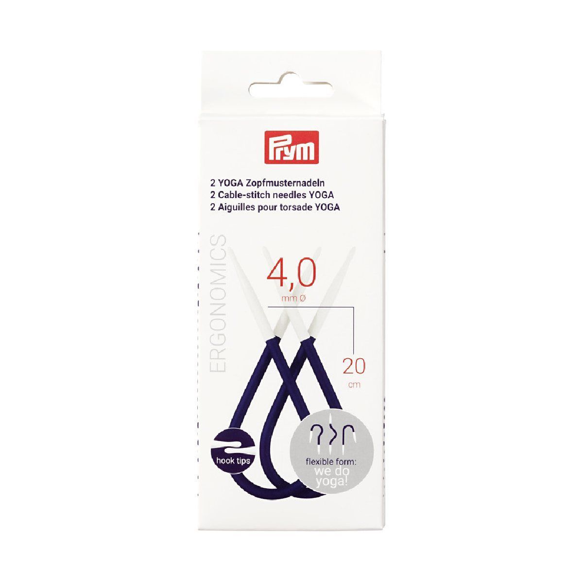 Prym Consumer Europe GmbH-Prym Zopfmusternadel Yoga 4,0 mm 2St_365-191112_
