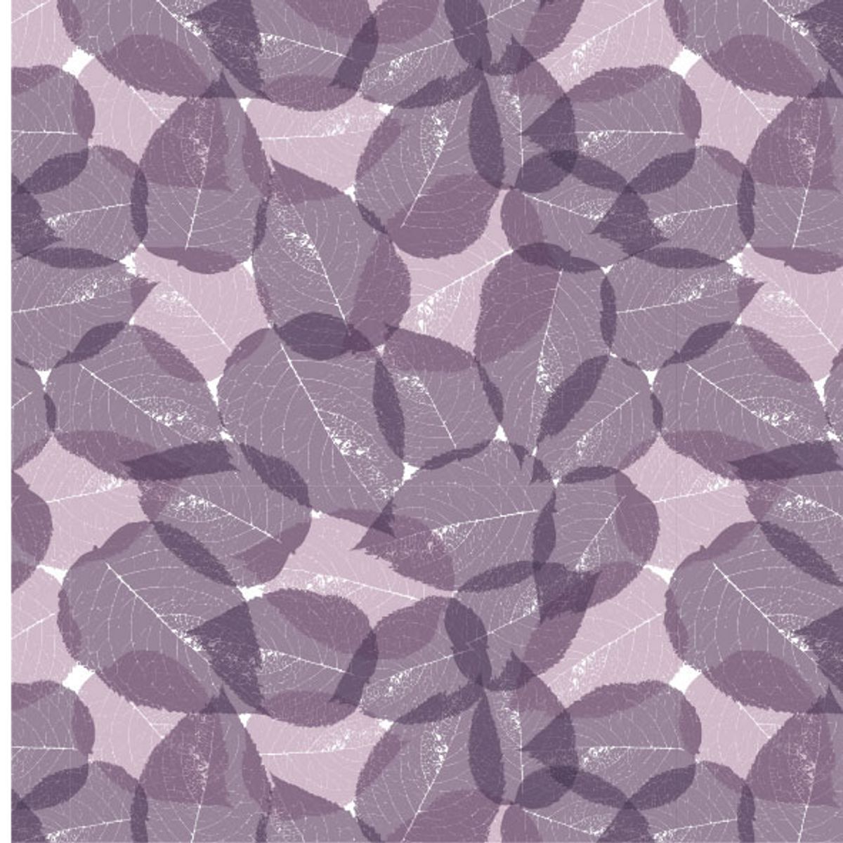 Visage Textiles Ltd-Baumwollstoff Flora And Fauna - Purple Leaf_46-222705_