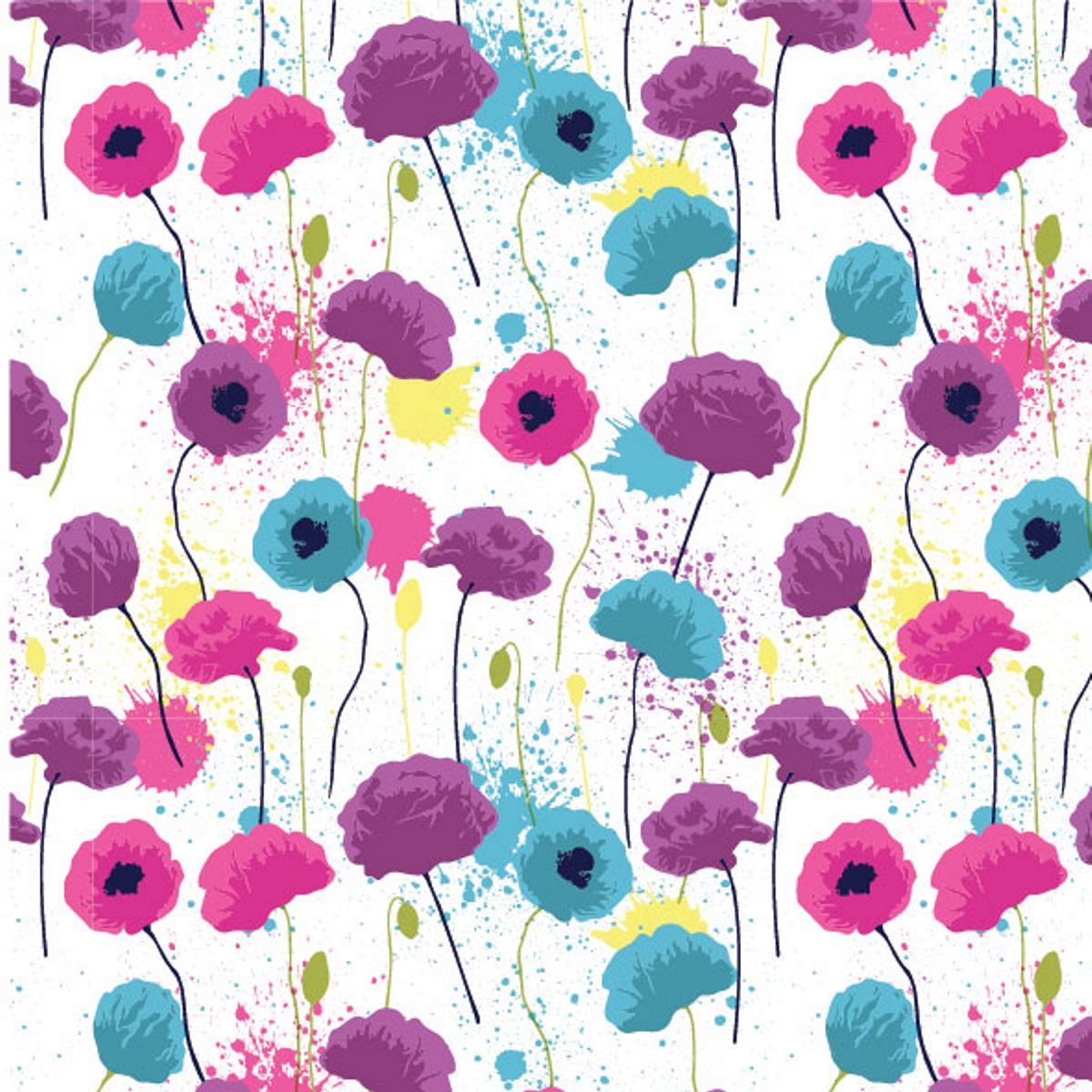 Craft Cotton-Craft Cotton Poppy Meadow White, 100% CO_46-222302_