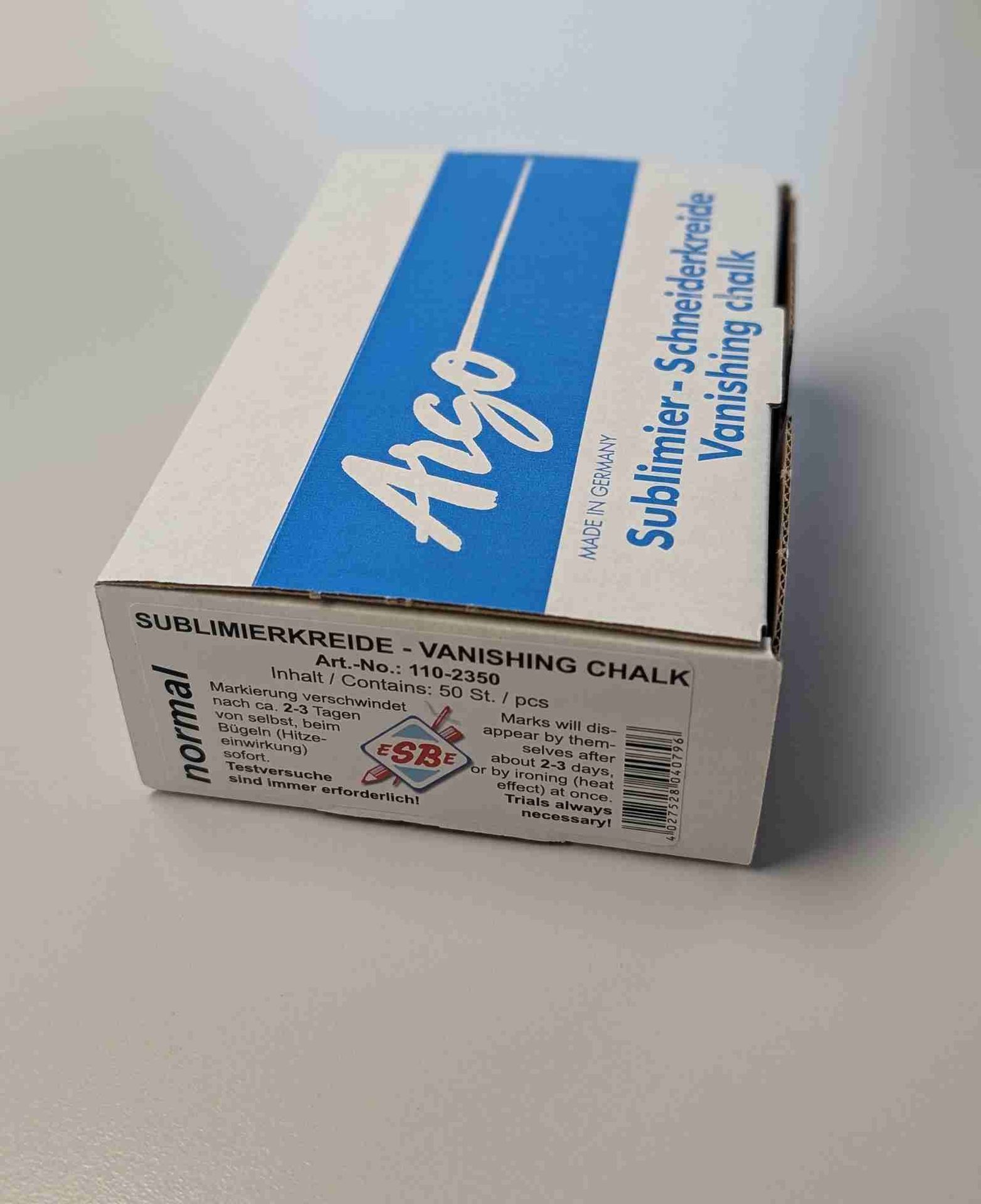 110_0 Vanishing chalk 5-6 days visible  retail pack 2 pcs