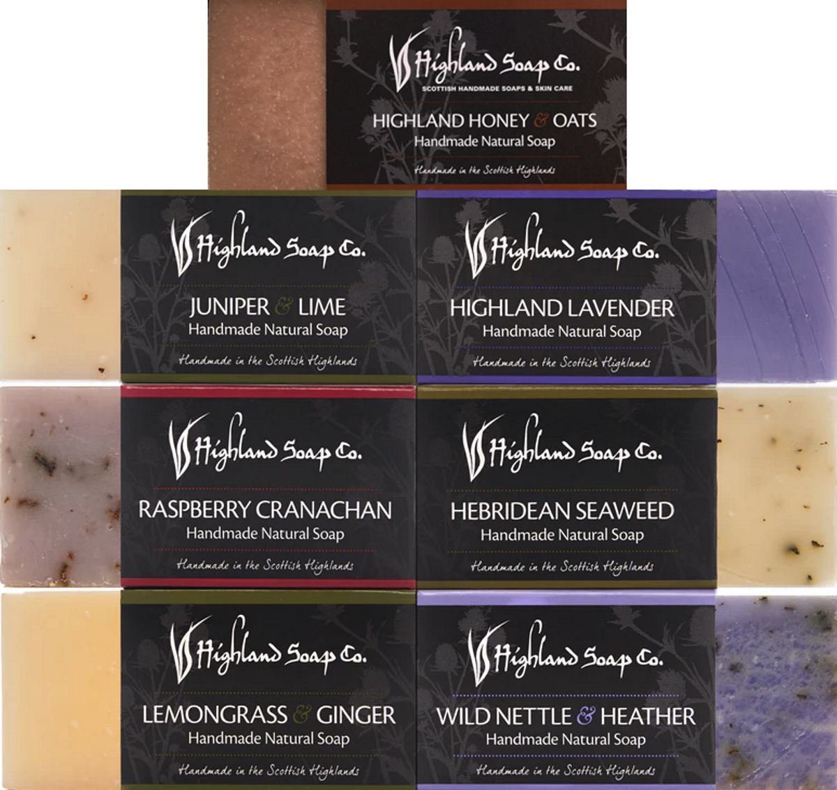 Highland Soap Co.-Highland Soap Bio-Seife Handmade Mini/Gäste_75-224500_