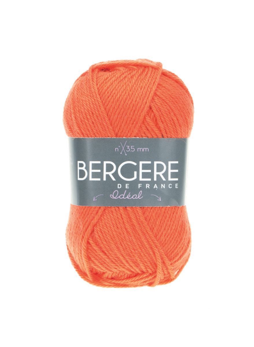 Bergere Ideal 40% combed Wool, 30% Polyacrylic 30% Polyamide, 125m/50g, col. Vitamine