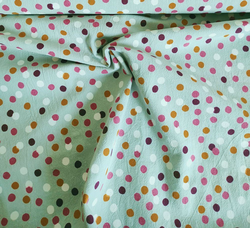 Baumwolldruck Punkte 100% Baumwolle ca. 1,40m breit (ca. 55 inch)  - 10 m Ballen Baumwolldruck Punkte 100% Baumwolle ca. 1,40m breit (ca. 55 inch)  - 10 m Ballen