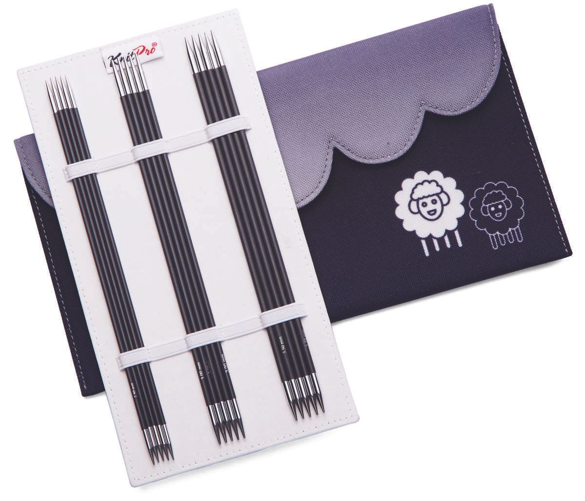 KnitPro Nadelspiel Set Karbonz