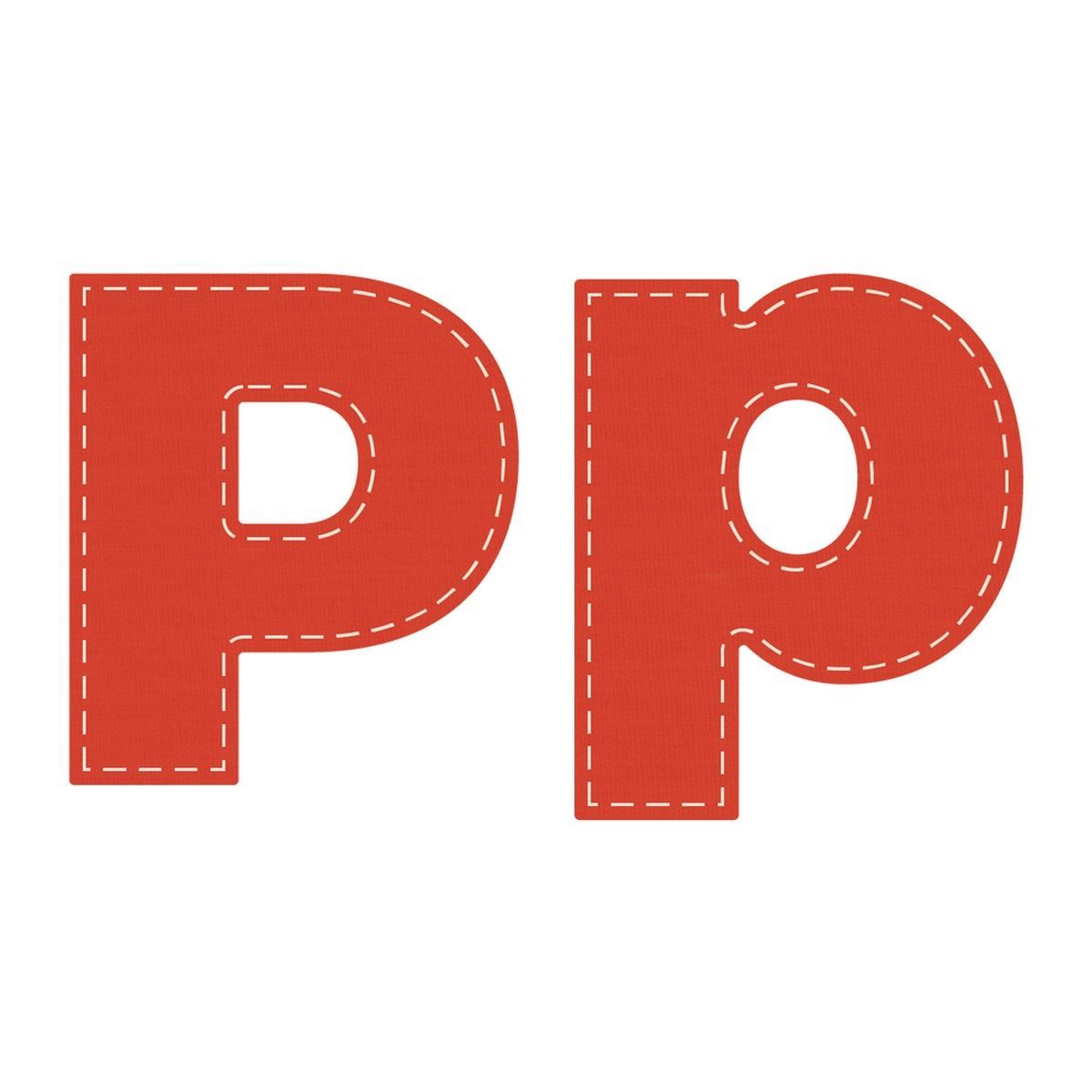 Crafters Edge Die Set Letter P p