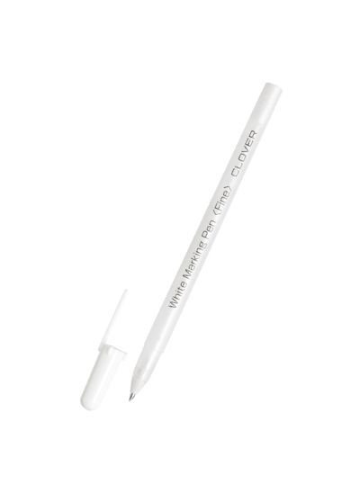 Clover MFG Co.Ltd.-Clover Markierstift weiss fein /VE3_24-517_