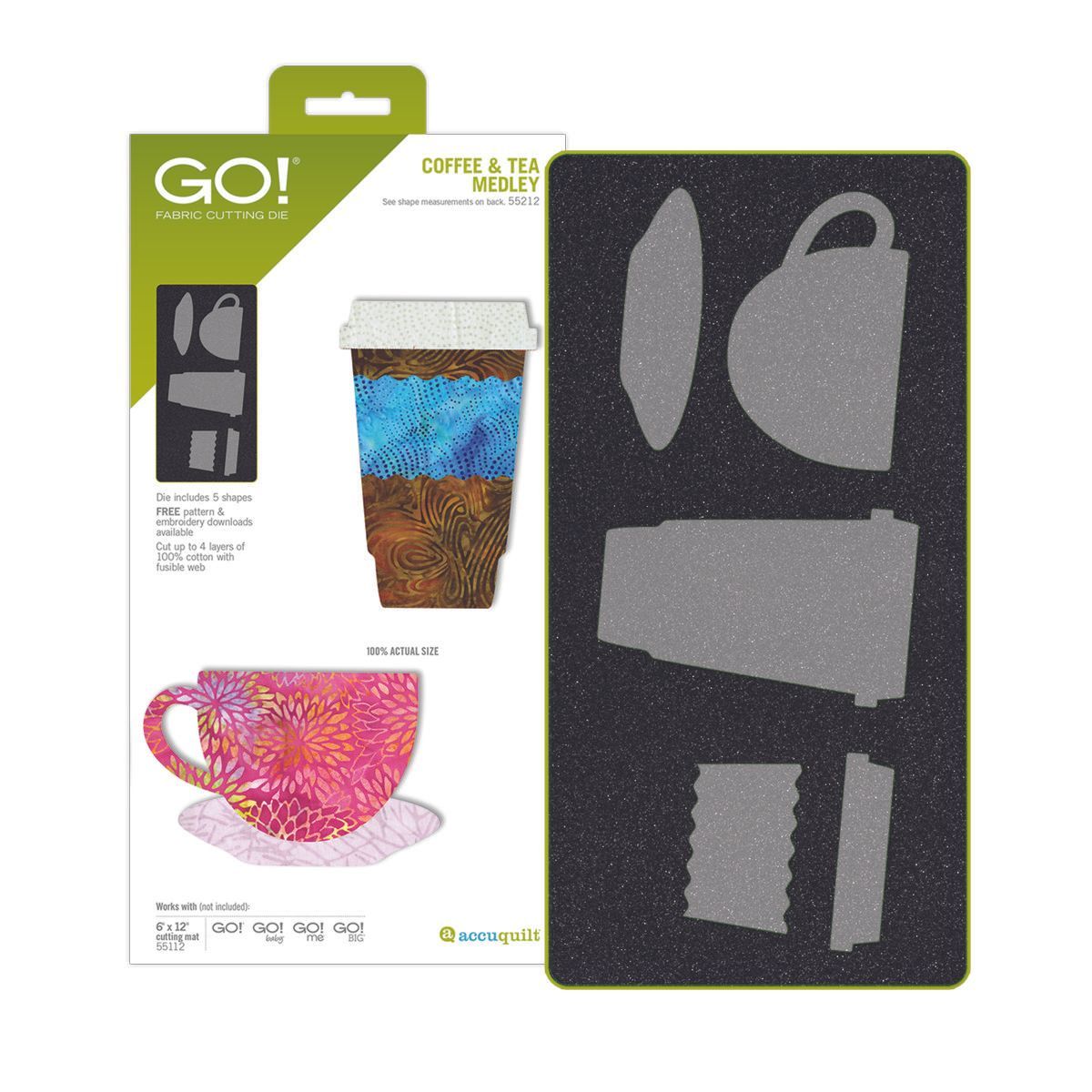 Accuquilt-Accuquilt Stanzform Coffee & Tea Medley_28-55212_