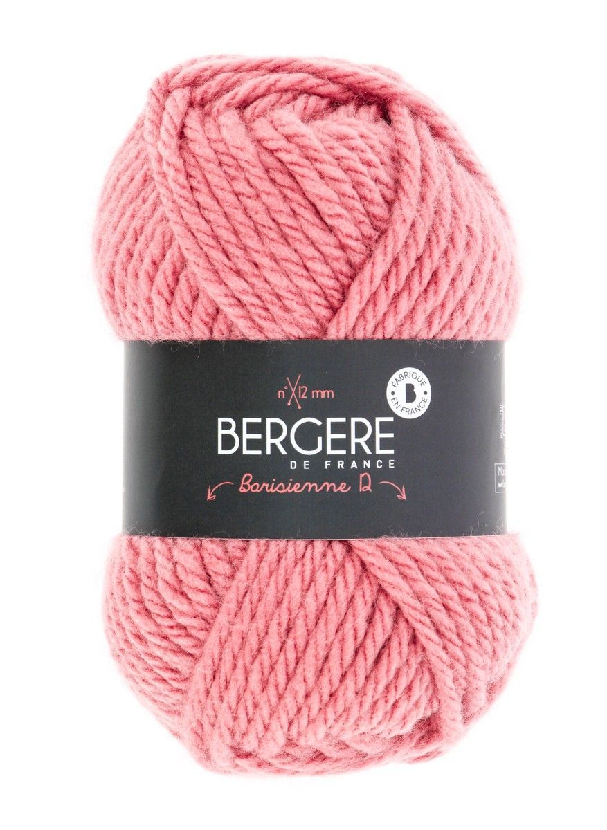 Bergere Barisienne 12, 100% Polyacryl 75m/150g,  Nadelstärke 12,0 Fb. Rosa
