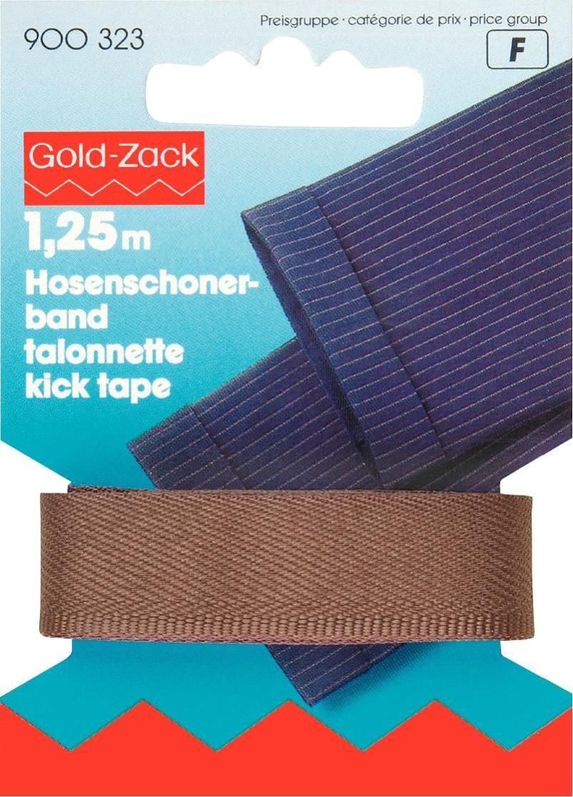 Hosenschonerband mittelbraun ***