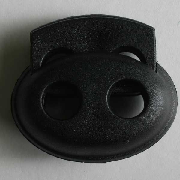 Knopffabrik Hans Dill KG-Kordelstopper 23mm schwarz_33-280800_
