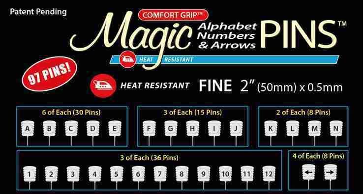 Taylor Seville-Taylor Seville Magic Pins Alphabet, Zahlen, Pfeile FEIN_58-220238_
