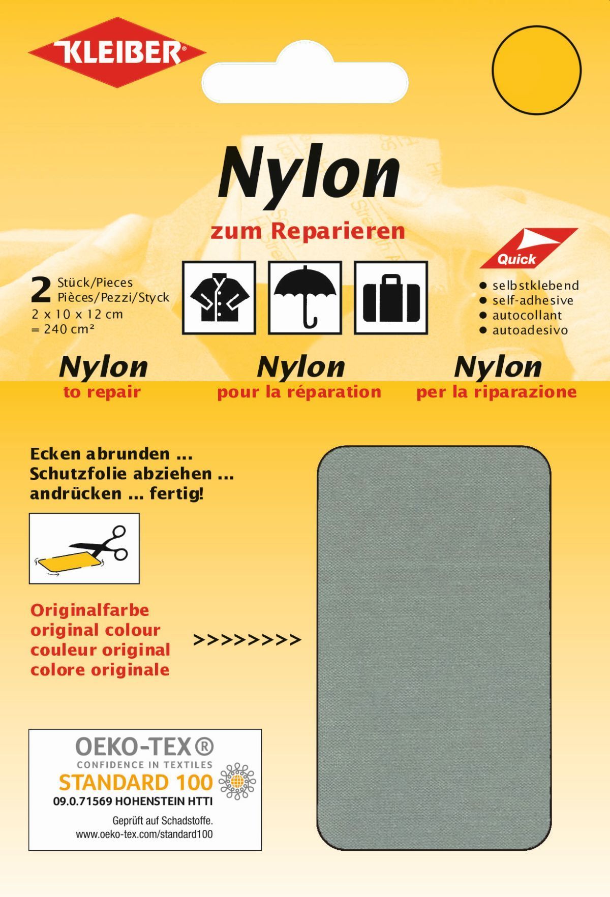 Kleiber Nylon zum Reparieren, 2 Stück