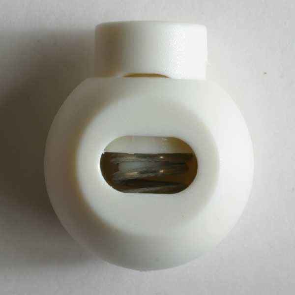 Cord stopper size approx. 0,8 inch white Cord stopper size approx. 0,8 inch white