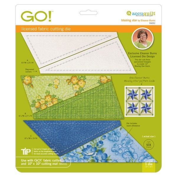 Accuquilt-Accuquilt Stanzform Blazing Star_28-55051_