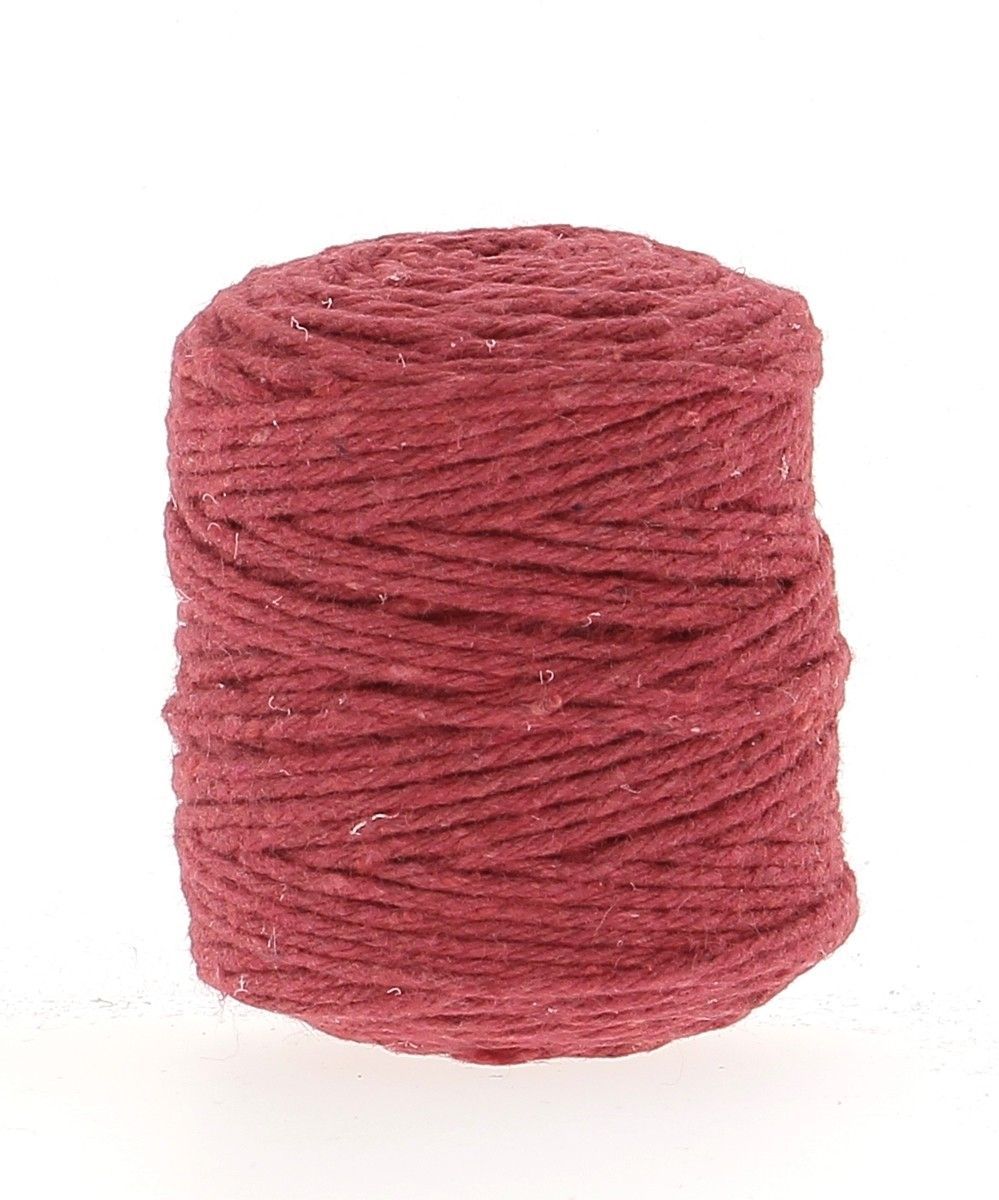 Hoooked Eco Barbante Milano Fb. Ruby 50g 85% Baumwolle recycelt, 15 % andere recycelte Garne