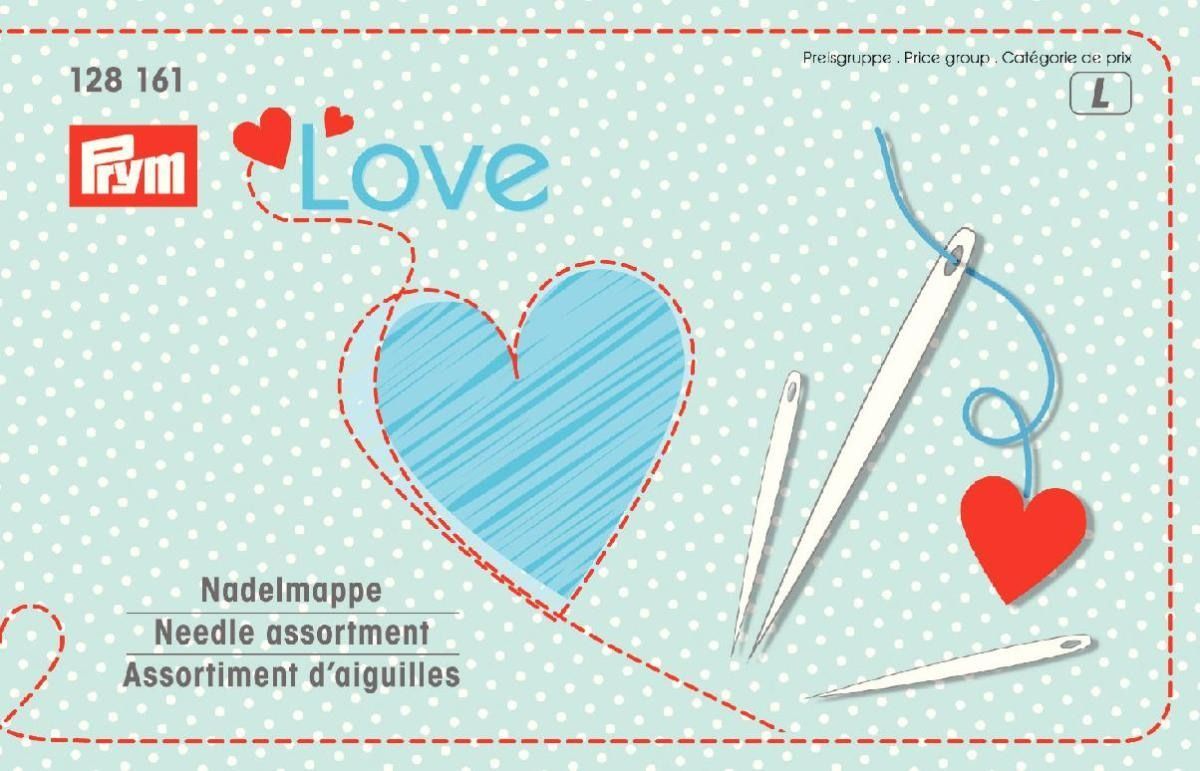 Prym Consumer Europe GmbH-Prym Love Nadelmappe 29 Näh- und Stopfnadeln _365-128161_