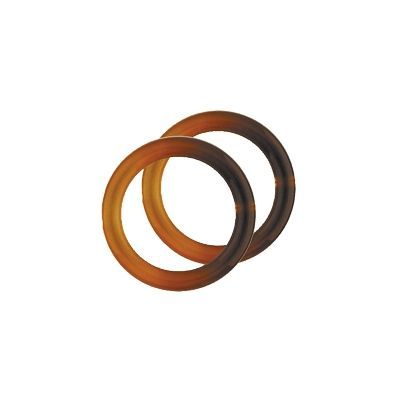 Clover MFG Co.Ltd.-O-Ringe Kst. 40mm, nickel-schwarz/VE3***_24-6215_