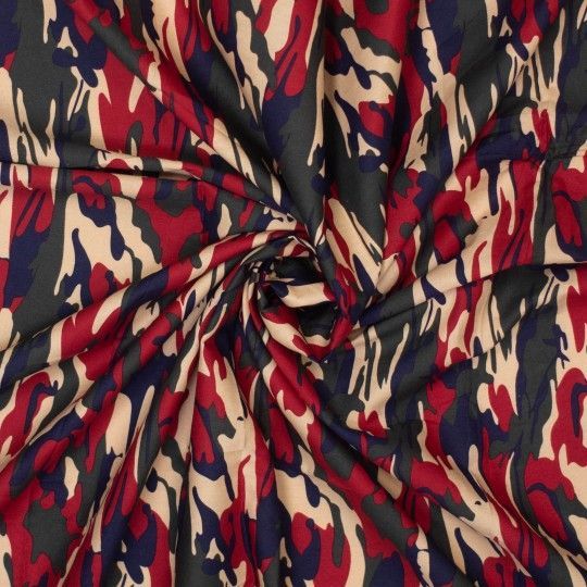 Baumwoll Camouflage Print, 100% Baumwolle ca. 1,50m breit (59 inch)  - 10 m Ballen