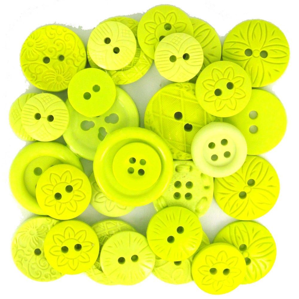 Dress It Up Buttons Color Me Lime