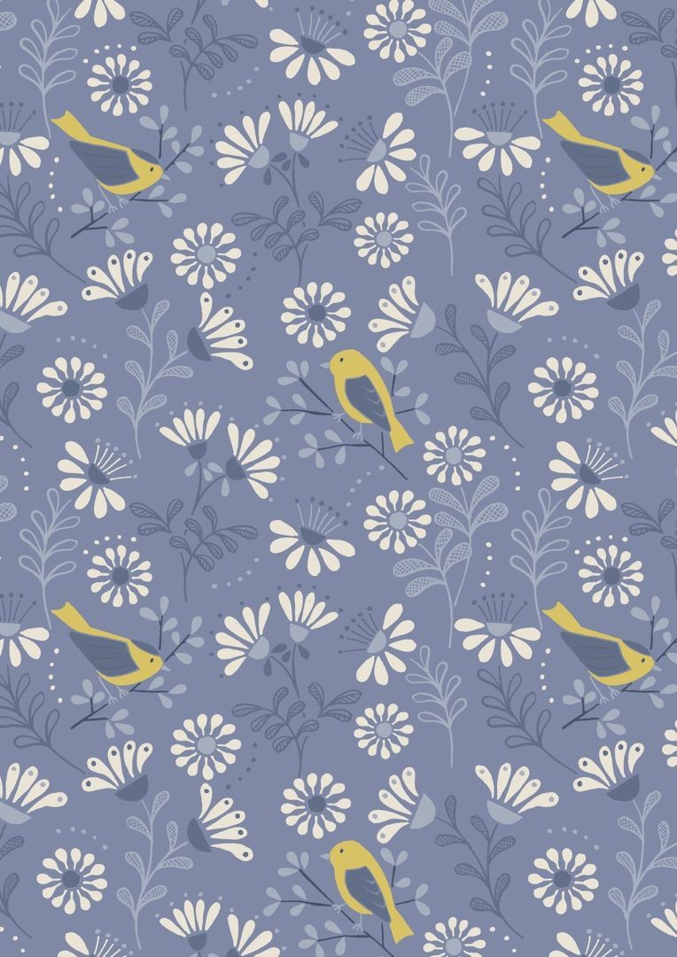 Lewis & Irene Ltd.-Lewis & Irene A Little Bird Told Me on Welsh Blue_36-A066-3_