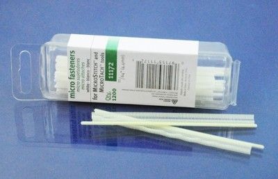 MicroStitch tags 4,4 mm, contains 1200 pcs white